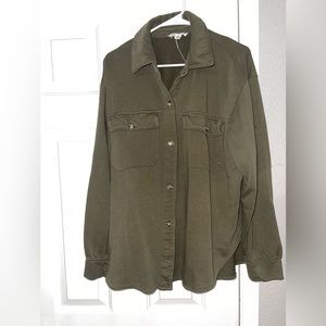 Dark green Nordstrom shacket